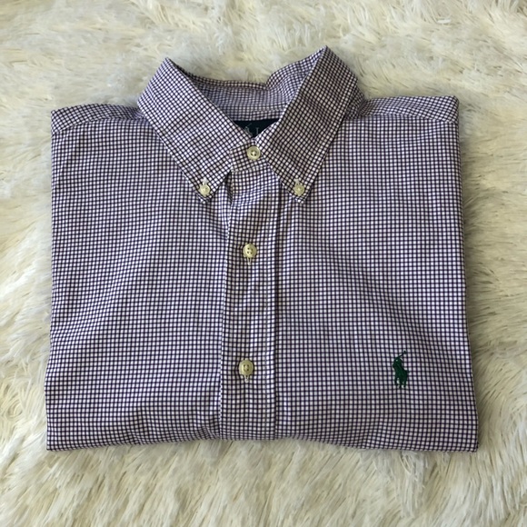 RALPH LAUREN Classic Fit Collared Button Shirt - Picture 6 of 8